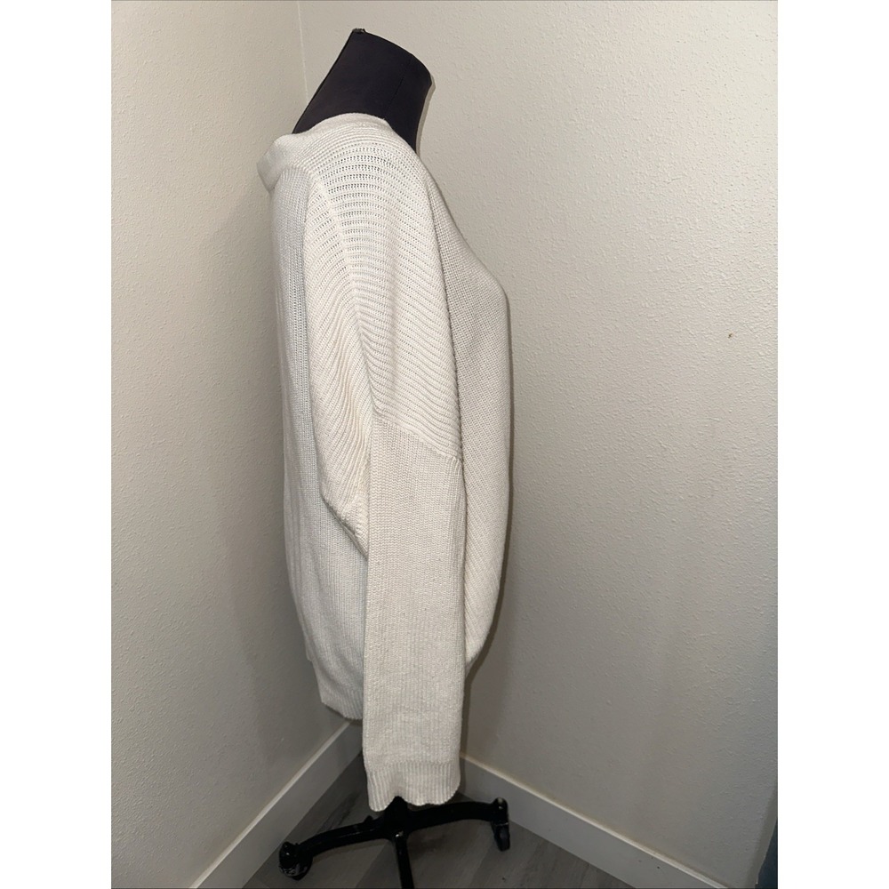 Hudson Women's White Cotton Cardigan, Size XXL Knit‎ Button Up - Picture 2 of 6